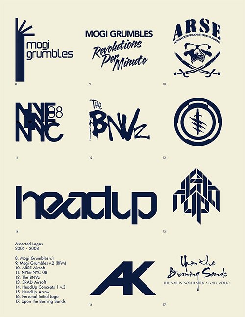 H/34 Logos from 2005 - 2008 (with one exception)